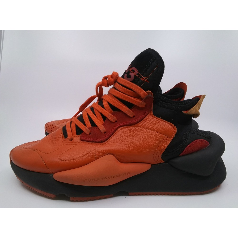 Adidas Y-3 Kaiwa Yohji Yamamoto Orange Black Sneakers EF7523 Mens 6.5